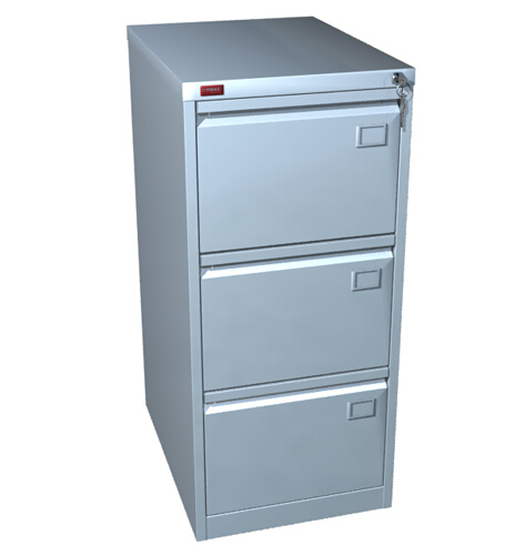 Картотечный металлический шкаф для хранения документов KP-3