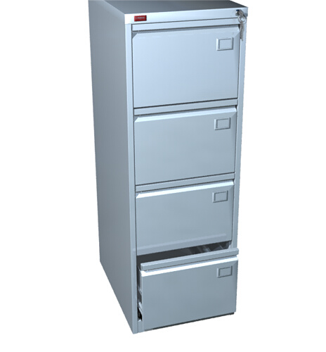 Картотечный металлический шкаф для хранения документов KP-4